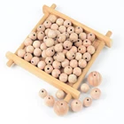 Natural Wooden Beads Wooden 2022 Natural Beech Wooden Beads 12mm 15mm 19mm Wood Loose Beads For Jewelry Making