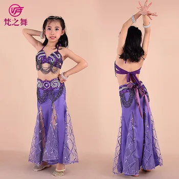 ET-062 Professional stage match bra belt skirt belly arabic dance for girls