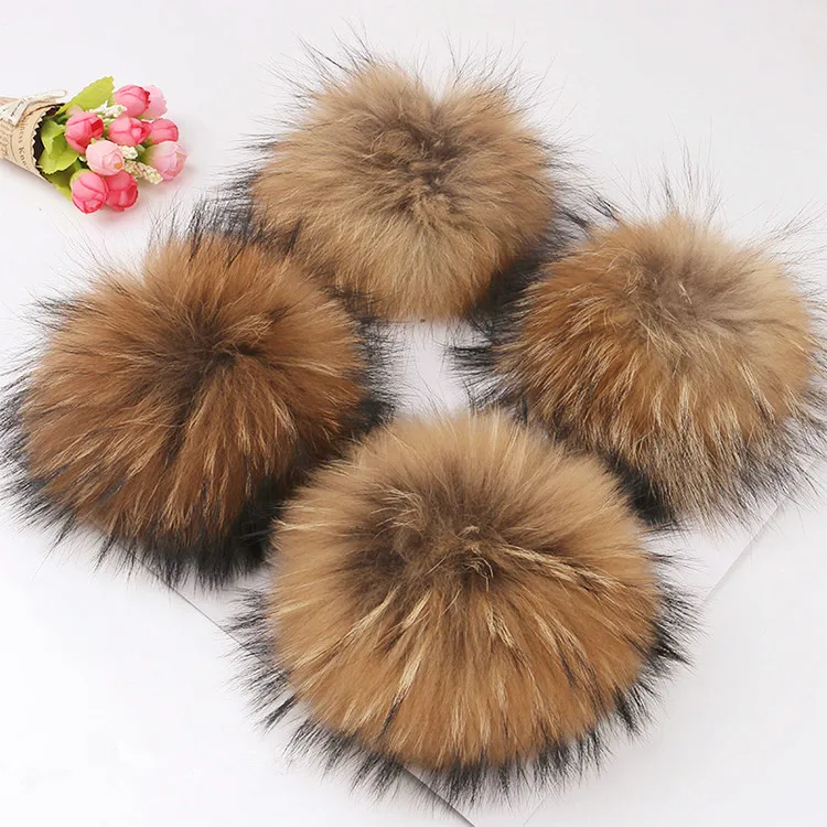 removable fur pom pom