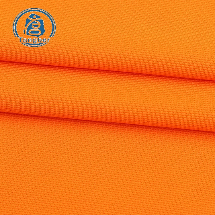 ottoman fabric factory direct 95% polyester 5% spandex ribbed stretch fabric sportswear