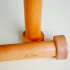 Knitting Needle 15-40mmBeech Wood Knitting Needle Yarn Knitting Needle For Woolen Blanket