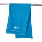 Blue Towel Cotton Towels Dream Blue Cotton Hand Gym Towel With Custom Embroidery Logo Stitch In Shandong