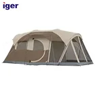 Family Cheap Fabric 2 Room 6 Person Aldi Family Camping Screened Tent For Sale