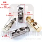 Silver Toggle Clasp Clamp Rope Stopper Silver Metal Stopper Toggle Clasp Buckle Rope Clamp Cord Locks Draws Wholesale