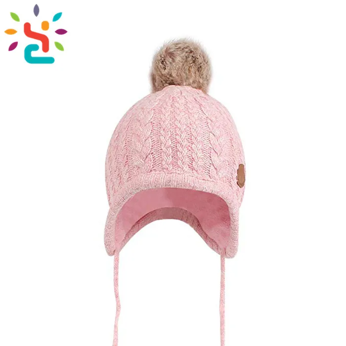 Gorros cálidos para niños y niñas,gorros de algodón de pun Gorros cálidos para niños y niñas,gorros de algodón de pun