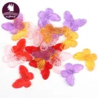 Acrylic Butterfly Decoration Butterfly Multicolor Crystal Ornaments Acrylic Clear Butterfly Home Decoration