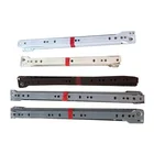 Channel Accessories Telescopic Channel Rainbow Plating Steel Drawer Slide Kitchen Furniture Accessories Drawer Slide Rail