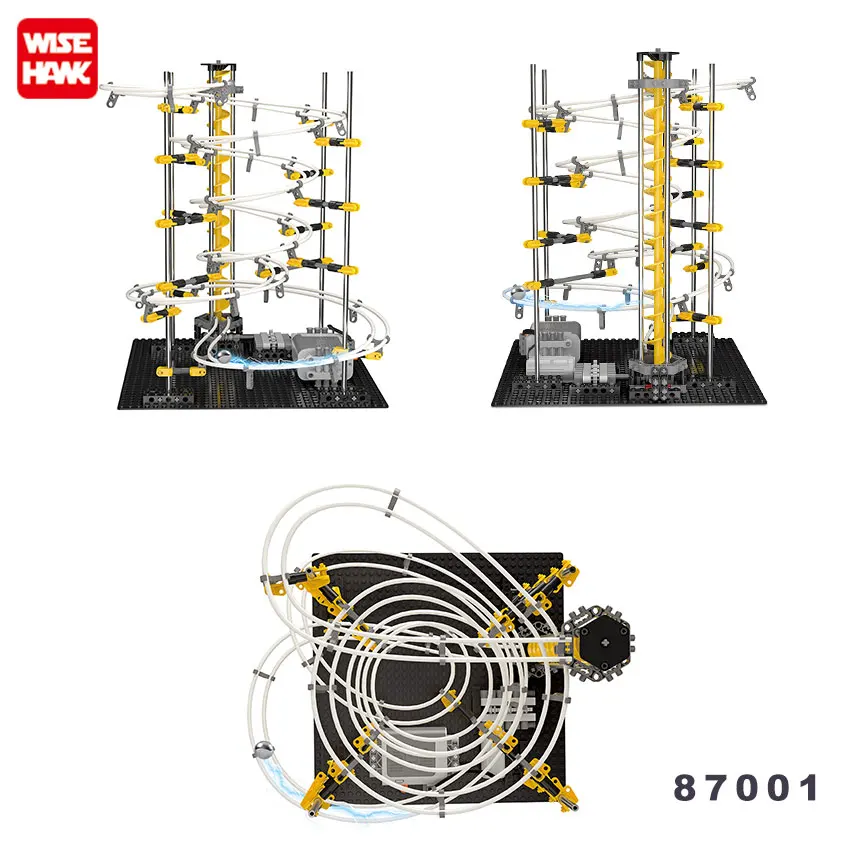 marble race track set