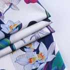 Floral Chiffon Beautiful Elegant Floral Pattern Polyester Price Per Meter Korean Chiffon Printed Fabric
