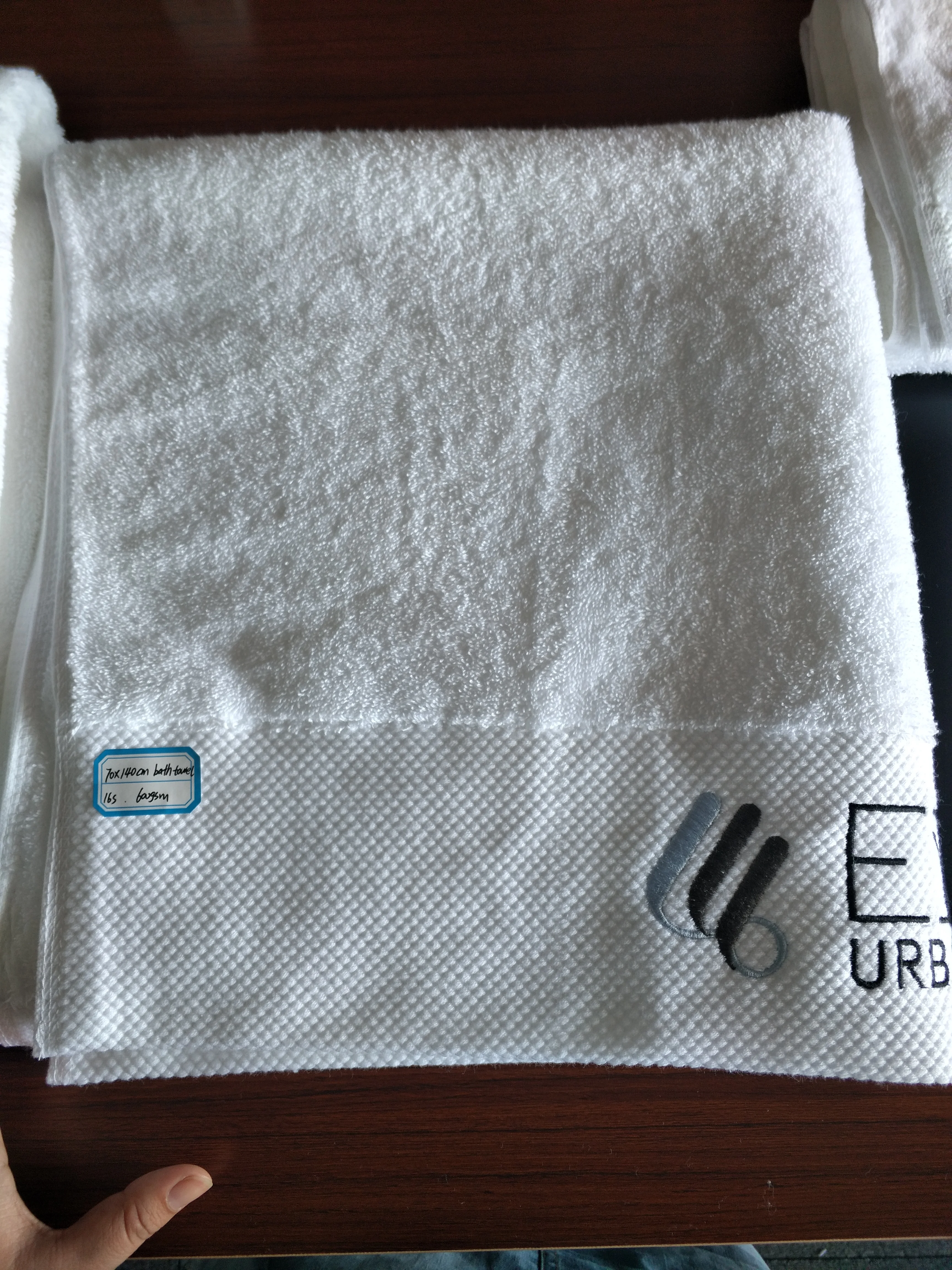 adult large white Towels bath set luxury 5 star hotel custom 100% cotton white woven dobby hand bath towels
