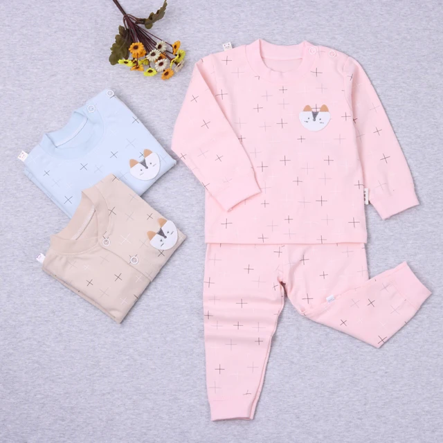 manufacturer Wholesale high quality 100% cotton coloful cute comfortable kids pyjamas baby clothes