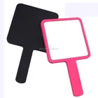 Mirror 1x 2x Slim Plastic Pocket Mirror Rectangular / Bling Foldable Hand Mirror Plastic / Plastic Pink Hand Mirror