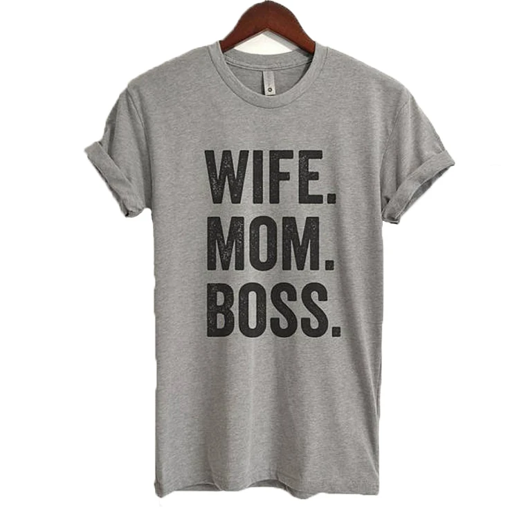 wife mom boss shirt dress