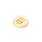 Name Handbag Wholesale Brand Name Metal Label For Handbag Customized Round Logo Labels Tags For Purse Accessories