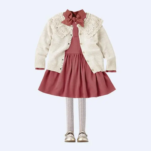 Professional OEM factory soft cotton material kid dress 1-6 years old baby girl child dress