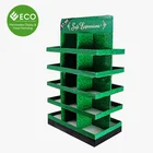 T-shirt New Design Custom Green Portable T-Shirt Pengertian Floor Display Stand