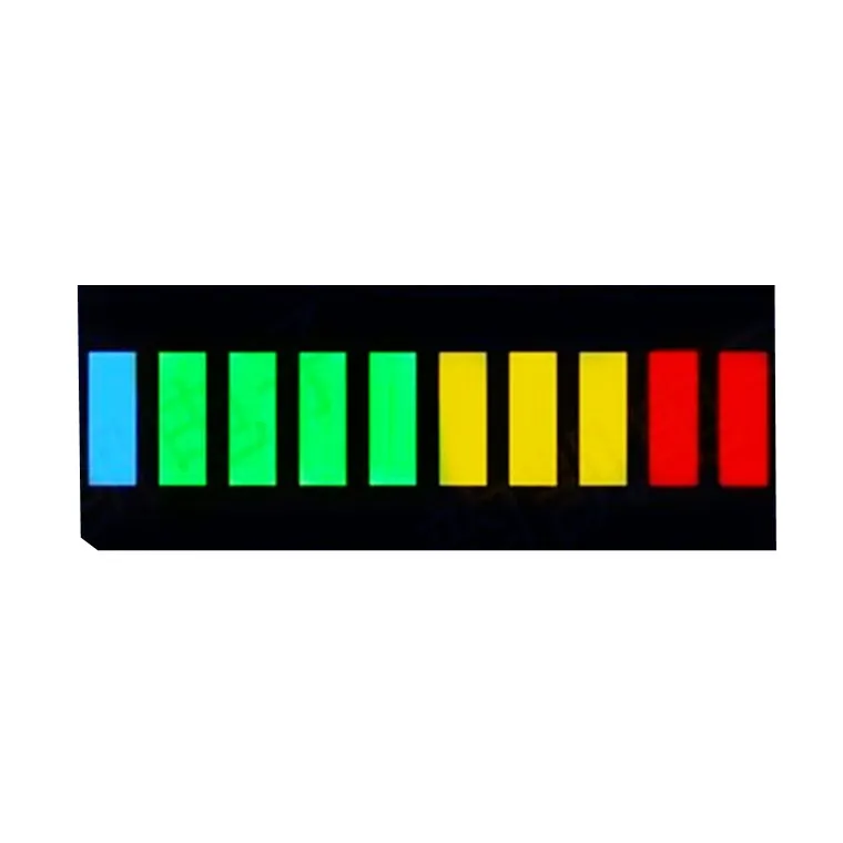5PCS 10 Segment 4 Color  LED Display Digital Tube Bar Graph Light Indicator