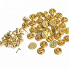 Butterfly Brass Badge Lapel Pin Back Butterfly Clutches From China