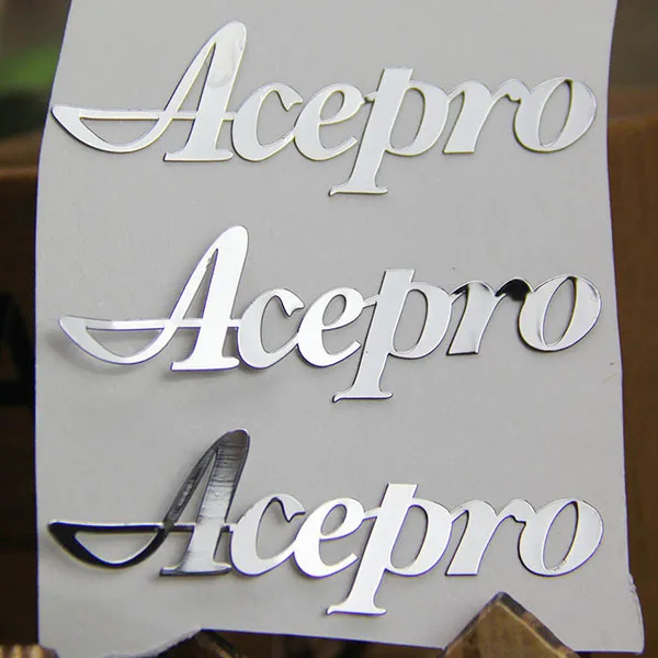 custom metallic stickers