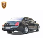 Wd Car Bumper Factory Fiberglass Car Auto Accessories Black Side Skirts Rear Front Bumper For Bentley Fly Spur WD Style Body Kits