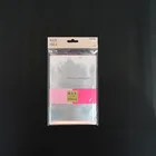 Bopp Opp Bag Header A01 Custom Transparent Printing BOPP OPP Plastic Adhesive Packaging Bag With Header