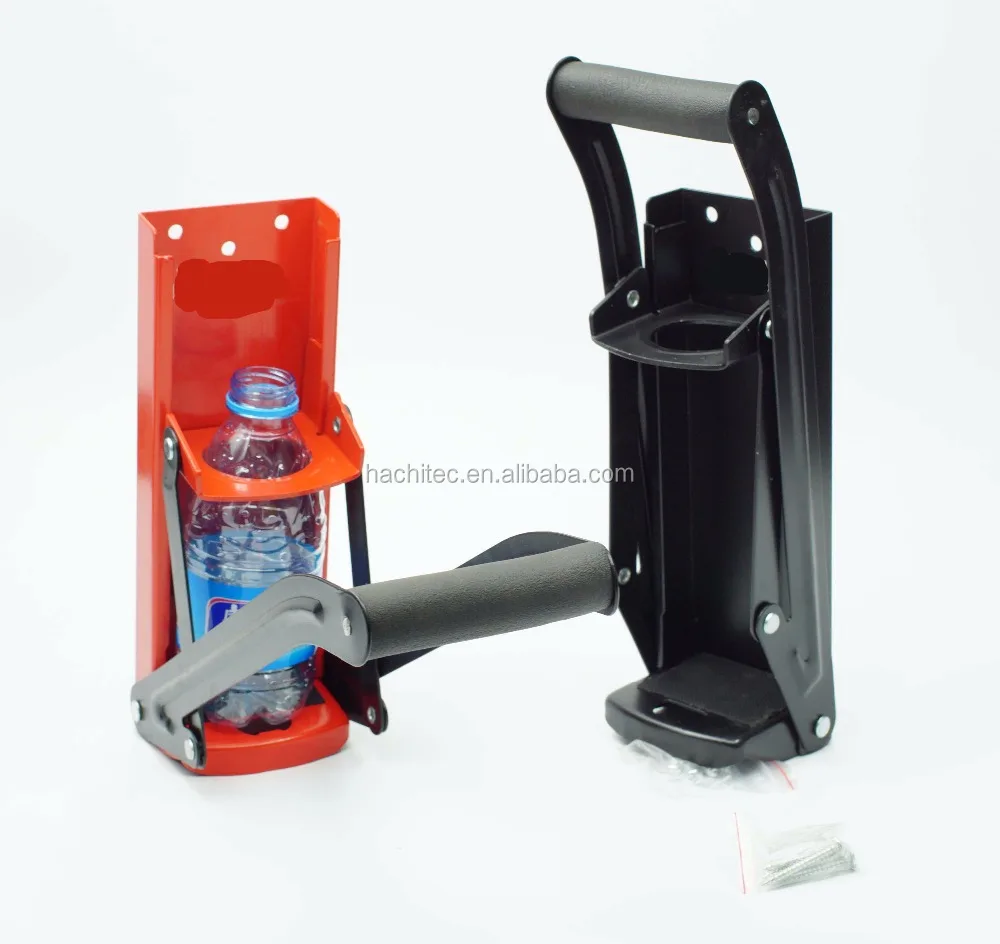 16-oz Black Pedal Can Crusher Heavy-Duty Industrial Hardware Hand Tool for Plastic Bottles Foot Pedal Can crusher 