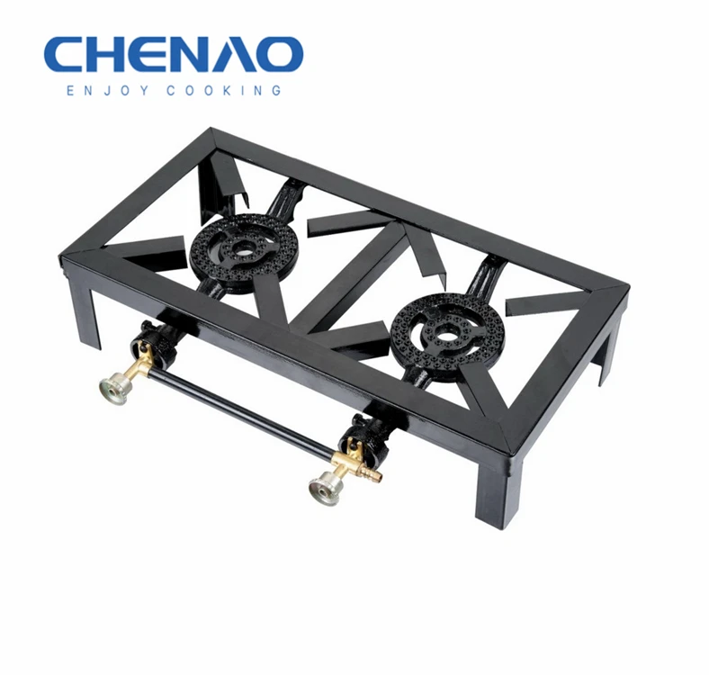 Iron Tube Double Gas Stove/camping 