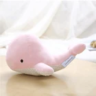 Soft SGS Certified Stuffed Sea Animal Pink And Dark Blue Soft Whale Plush Toys