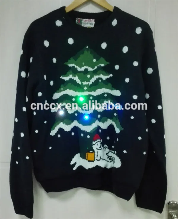 christmas jumper with lights and music