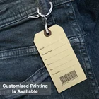 String Wax Rope Price Tags With String Wholesale Custom Shipping Eyelet Manila Tags With String