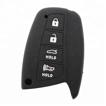 Factory Wholesale For Hyundai 4 buttons Exclusive Silicone Car Key Cover