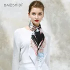 2017 New 2017 Scarf 2017 Autumn New Custom Satin 100%Silk Scarf Women