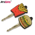 Door Key No Minimum Free Sample Factory Custom Cartoon Plastic PVC Silicone Rubber Car Or Door Key Cover