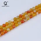 Beads Gemstone Gemstone Beads Factory Natural Smooth Striped Agate Semi-Precious Stone Beads Strand Loose Gemstone