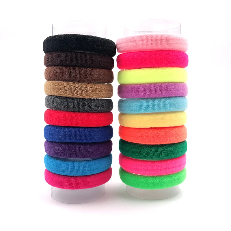 Colors Seamless Hair Ties Elastic Polyester Stretch Hair Rubber Bands - Buy Hair  Bands,Elastic Hair Band,Soft Hair Tie Product on 