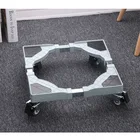 Base Refrigerator Stand Removable 4 Double Wheels Refrigerator Base Stand
