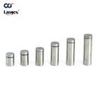 Hollow Stainless Steel Wall Mount Sign Glass Standoff Advertising Screw For Support