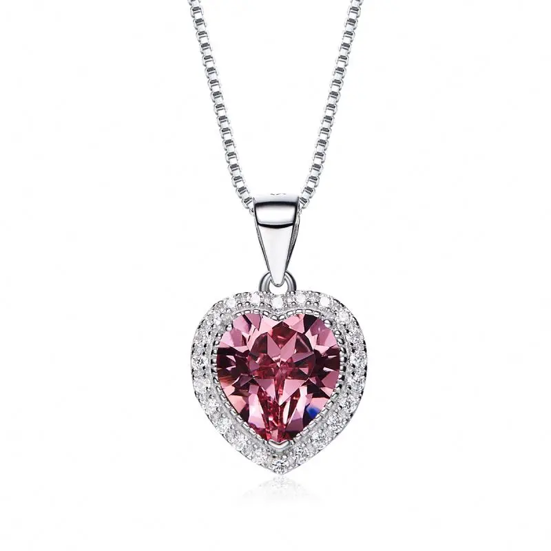Wholesale Heart Necklaces Sterling Necklace Jewelry Silver 925