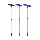 2 In 1 Extendable Squeegee Window Glass Cleaner Tools For High Window