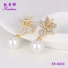 Earrings Rose Drop Earrings Hot Selling Fashion Style Drop Earrings Rose Gold Plating Pearl Earrings