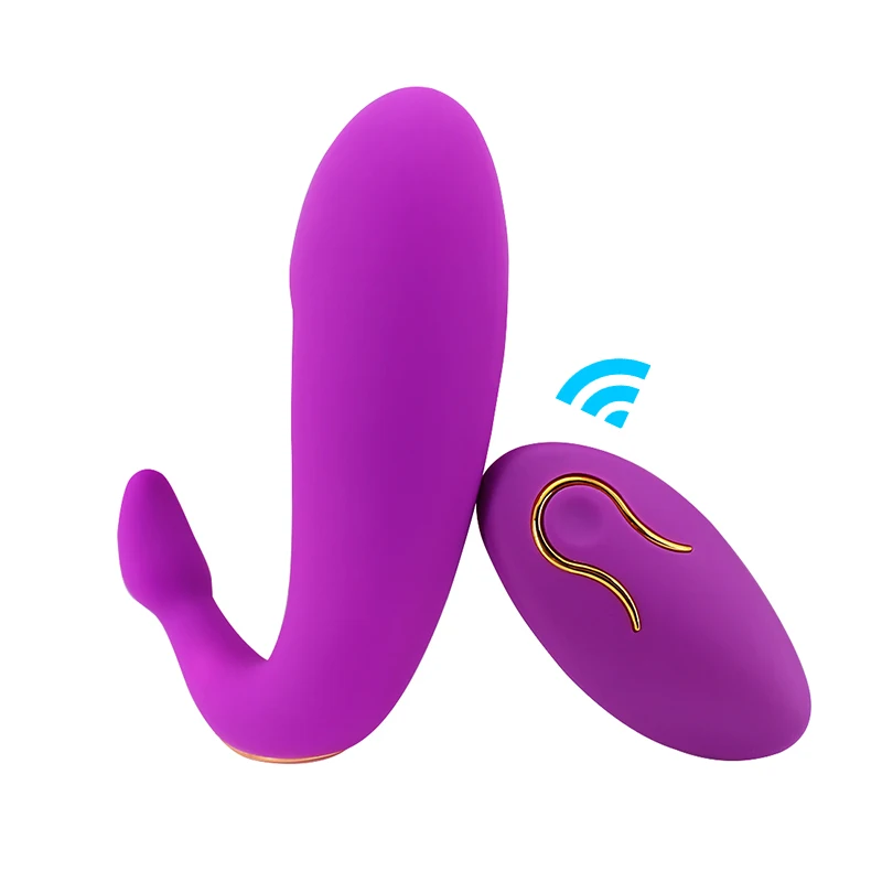 Purple 10 Speed Wireless Vibrating Vibrator Remote Control Rechargeable 