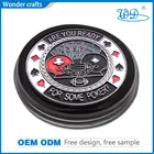 Poker Set Professional Custom Design Die Stamp Iron Material Shiny Gold Plating Epoxy Poker Chip Set Manufacturer