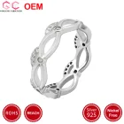 Gemstone 925 Silver Silver Silver 925 Couple Ring Diamond Studded Couple Man And Woman Gemstone 925 Sterling Silver Ring