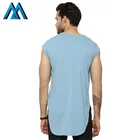 Stringer Tank Scoop Sports Sexy Tops Blanks Male Stringer Exercise Training Curved Hem Tank Top Vests Designer Singlets Sport Man Gym Vest