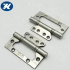 Hinge Hinge For Door 4"*3"*3mm Stainless Steel 304 Satin 2ball Bearing Butterfly Butt Flush Hinge For Frame Door