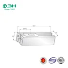 Glass Door Bottom Patch Fitting Frameless Glass Door Stainless Steel Bottom Clip Patch Fitting