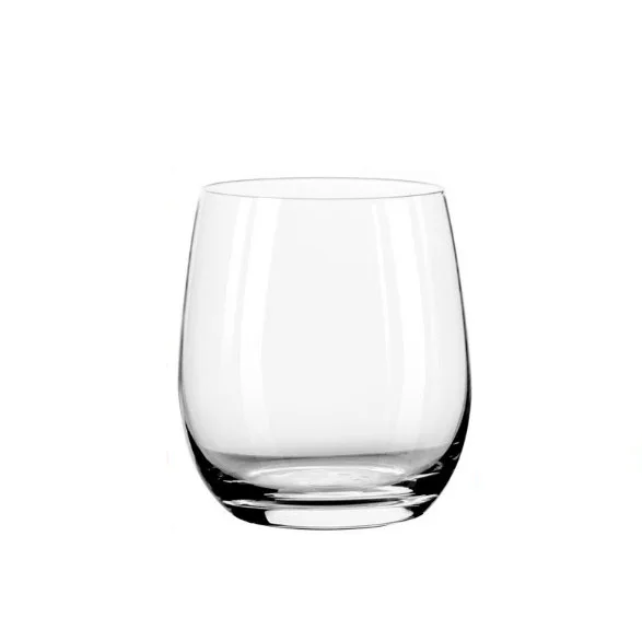 Customized Machine Made Cheaper Price 12oz Crystal Wine Glass Sublimation Tumblers Drinking Stemless Wine Glass