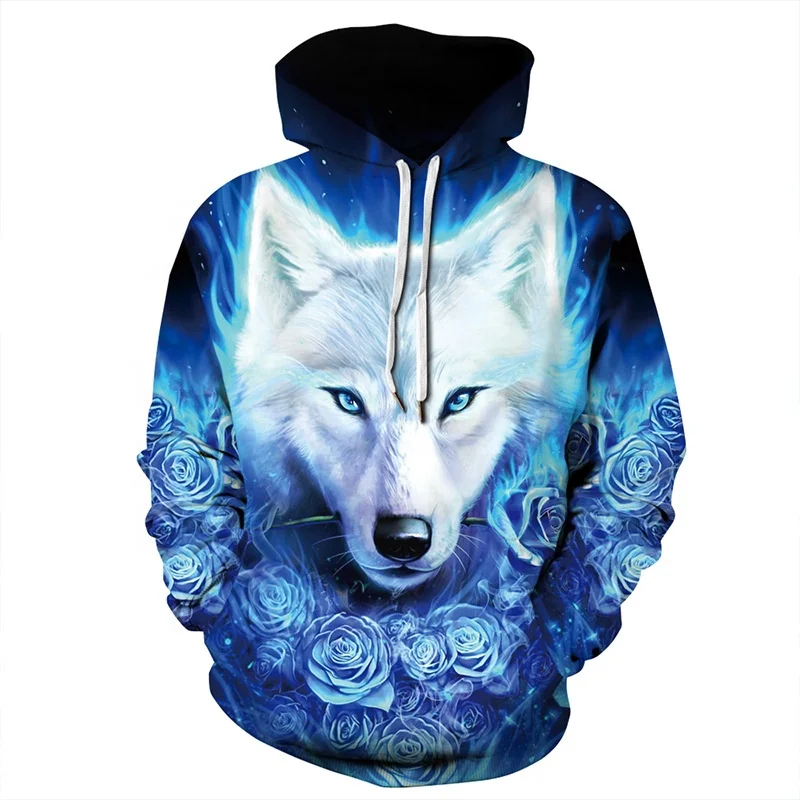 wolf 3d hoodie
