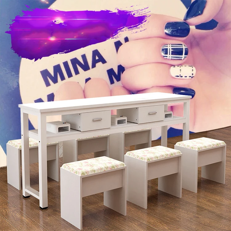 YQ FOREVER Cheap Nail Table New Simple Single Double Triple Double Nail Table Manicure Table