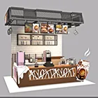 Shop Shop Kiosk Design Commercial Retail Indoor Coffee Kiosk With Led Lights Coffee Shop Furniture Of Food Kiosk